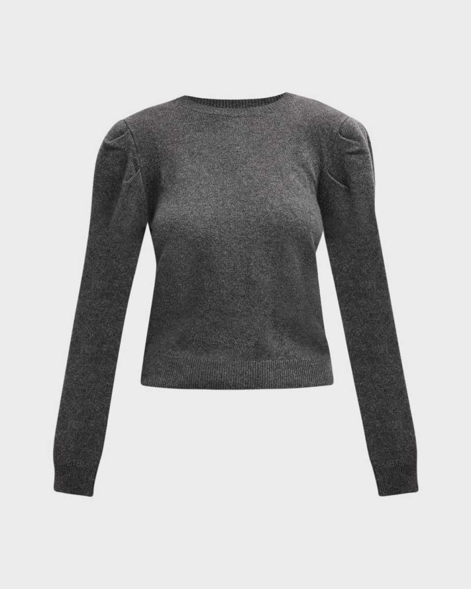 Draped Cashmere-Wool Sweater